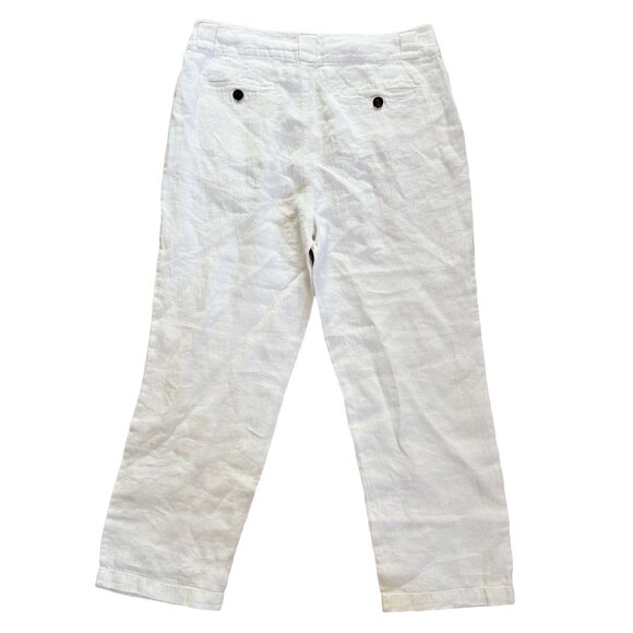 Sundance Adelaide 100% Linen Trouser Pant Womens 16 High Rise Capsule Breathable - Picture 6 of 9